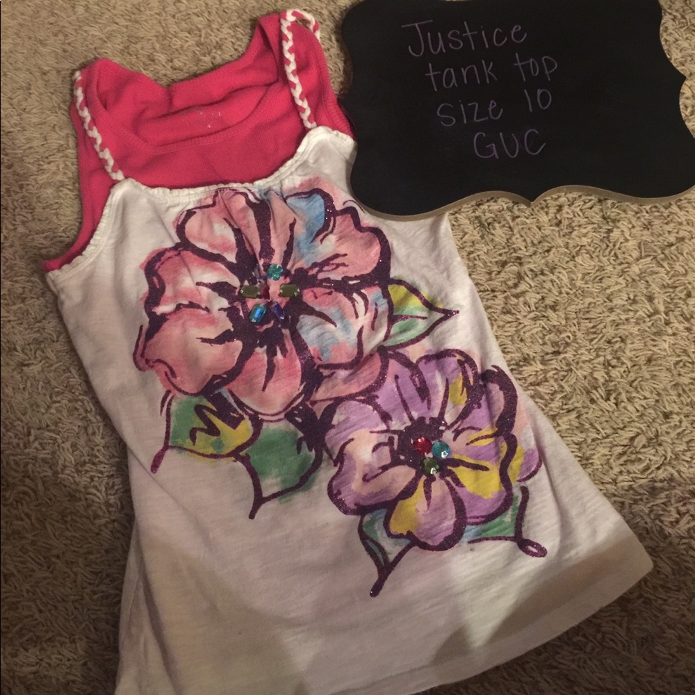 Justice layered tank